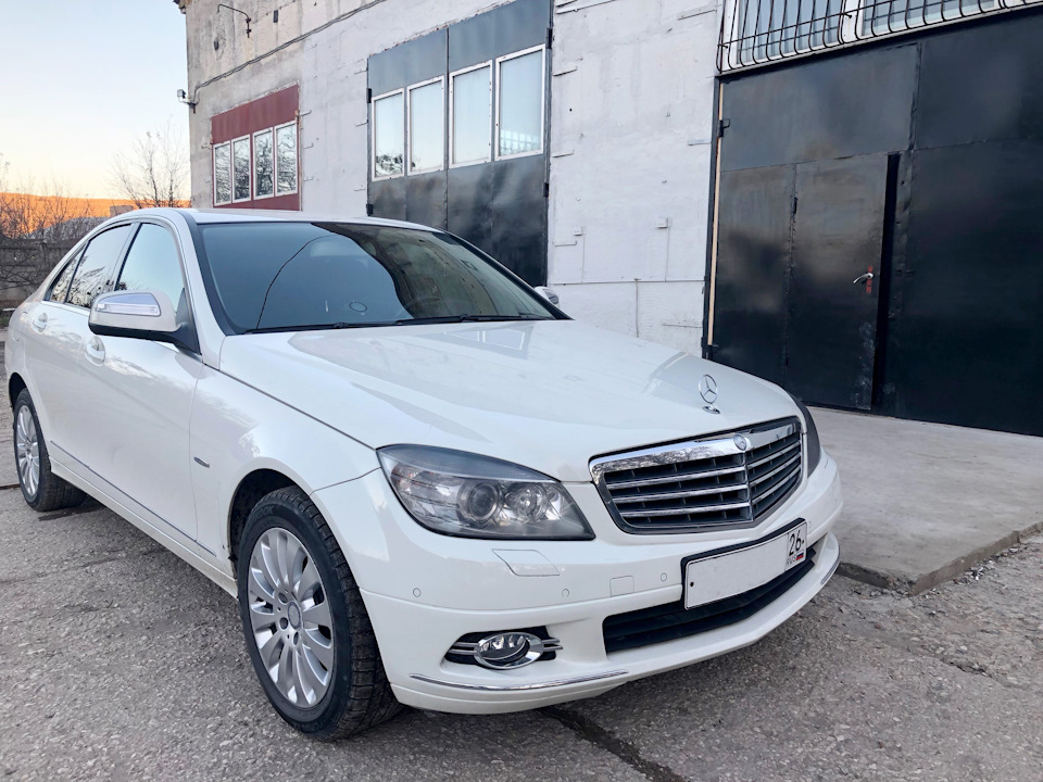 Mercedes-Benz C250 — удаление вихревых заслонок и ката ...