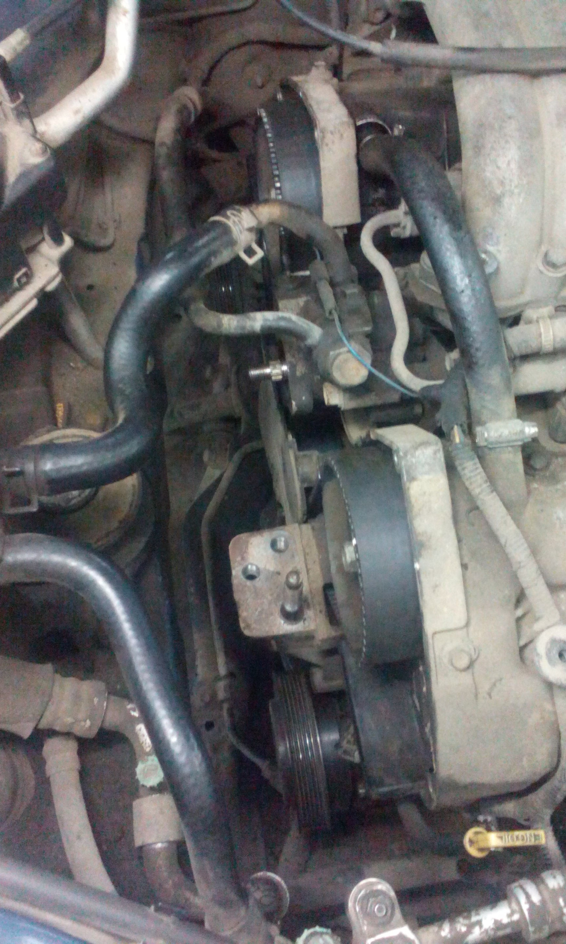 передний сальник КВ — Hyundai Santa Fe (1G), 2,7 л., 2002 года | своими ...