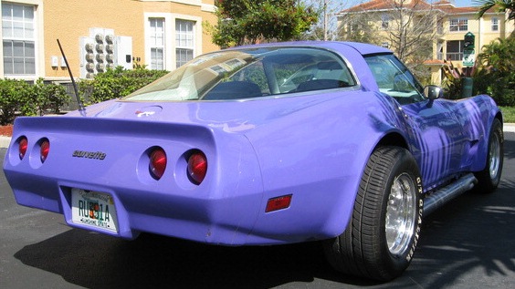 Chevrolet Corvette c8 Purple