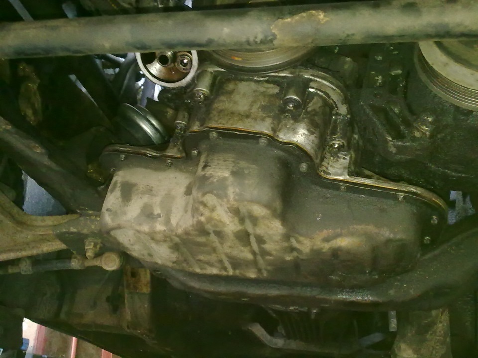 Собранный низ — Opel Omega B