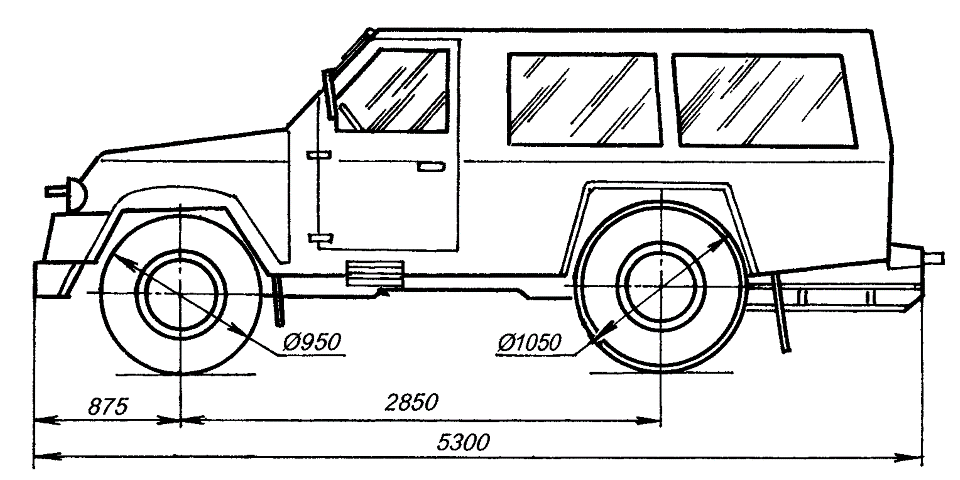 Рама лесника вездехода чертеж