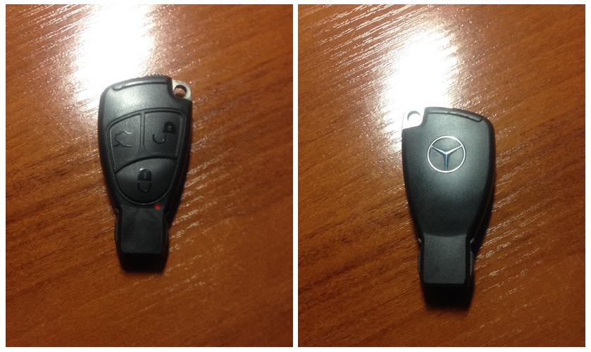 Новый корпус ключа — Mercedes-Benz E-Class (W211), 2,6 л, 2003 года ...