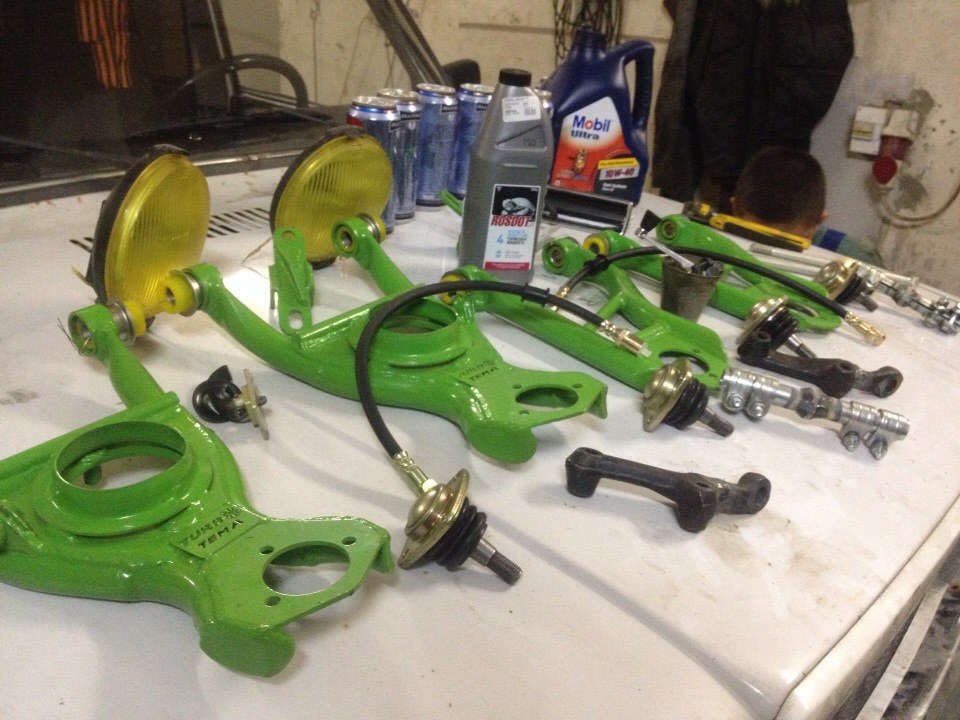 рычаги ТУРБОТЕМА зеленые ч.1 — Lada 21073, 1,6 л, 2006 года | тюнинг ...