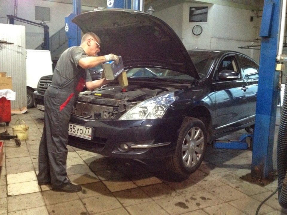 ТО 60 — Nissan Teana (J32), 3,5 л, 2011 года | плановое ТО | DRIVE2