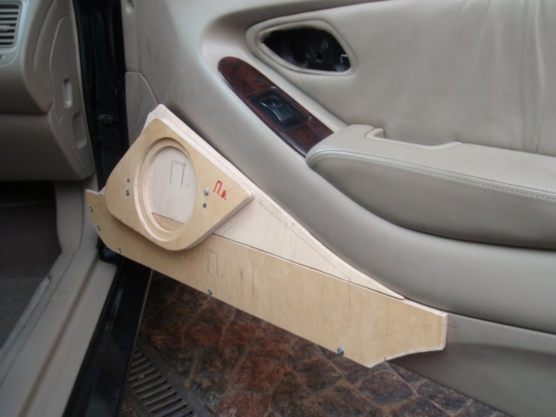 Корпуса под мидбасы в двери — Honda Accord Coupe (6G), 3 л, 1999 года ...