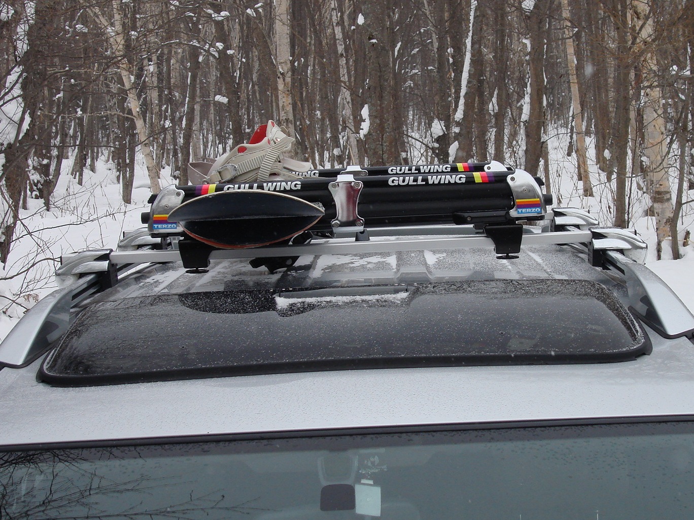 Snowboard mount - Toyota Hilux Surf 34L 2002