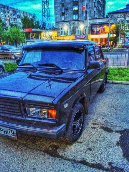 Решетка радиатора ваз 2107 (Черная) — Lada 2107, 1,6 л, 2010 года ...