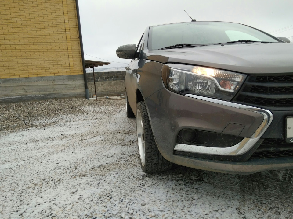 Диски 17ые Ленсо — Lada Vesta, 1,6 л, 2016 года | колёсные диски | DRIVE2