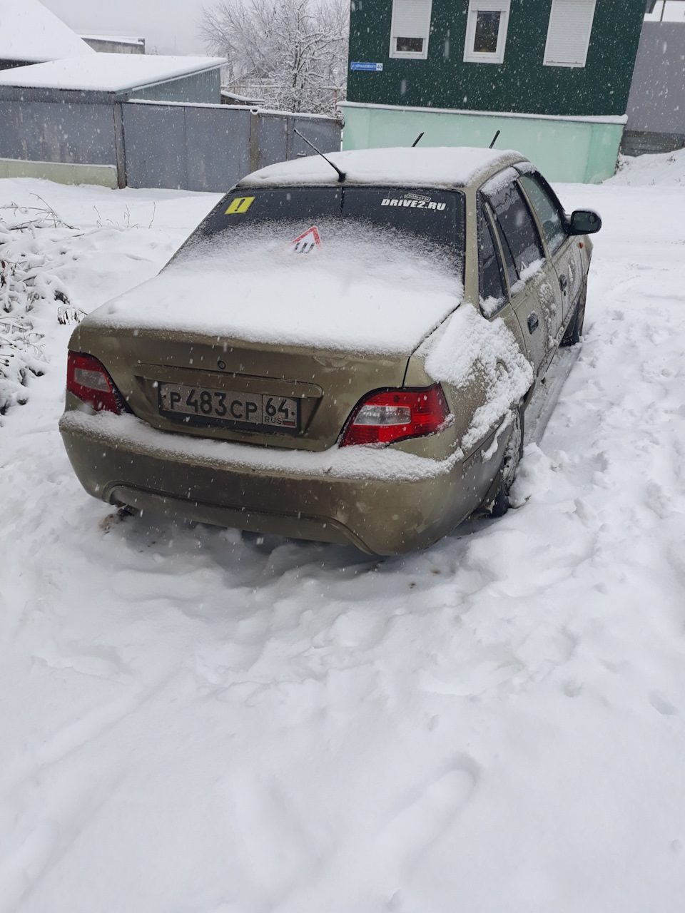 Зима))) — Daewoo Nexia (N150), 1,6 л, 2010 года | просто так | DRIVE2