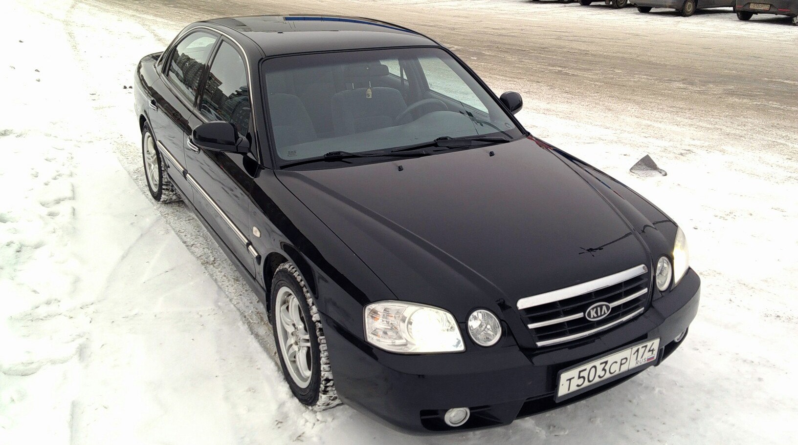 KIA Magentis I 2.5 бензиновый 2006 | Брюнетка V6 на DRIVE2