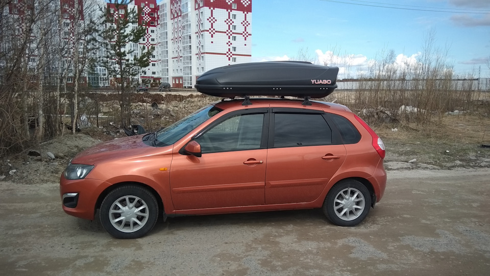 Автобокс — Lada Калина 2 хэтчбек, 1,6 л, 2013 года | аксессуары | DRIVE2