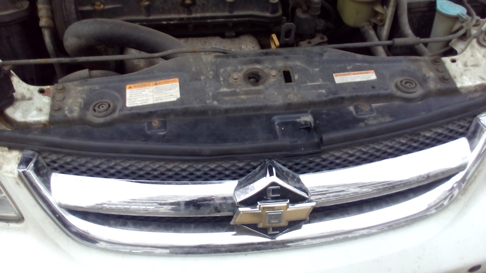 Защита подкапотного пространства Лачетти — Chevrolet Lacetti SW, 1,6 л ...
