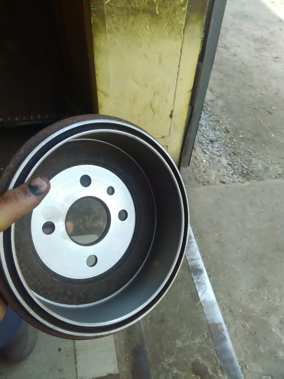 Проточка задних барабанов. — Daewoo Lanos, 1,6 л, 2008 года | своими ...