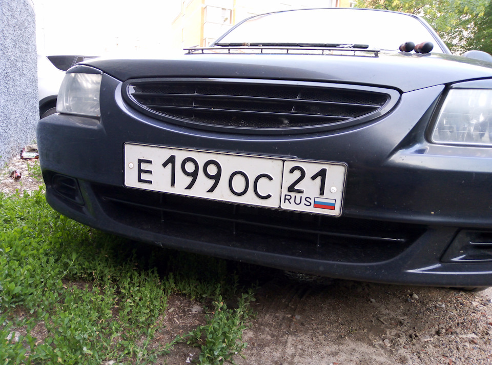 Готовый результат спереди. — Hyundai Accent (2G)