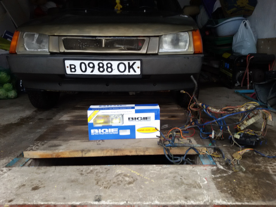 Замена проводки и ПТФ — ЗАЗ 1102, 1,2 л, 1991 года | электроника | DRIVE2