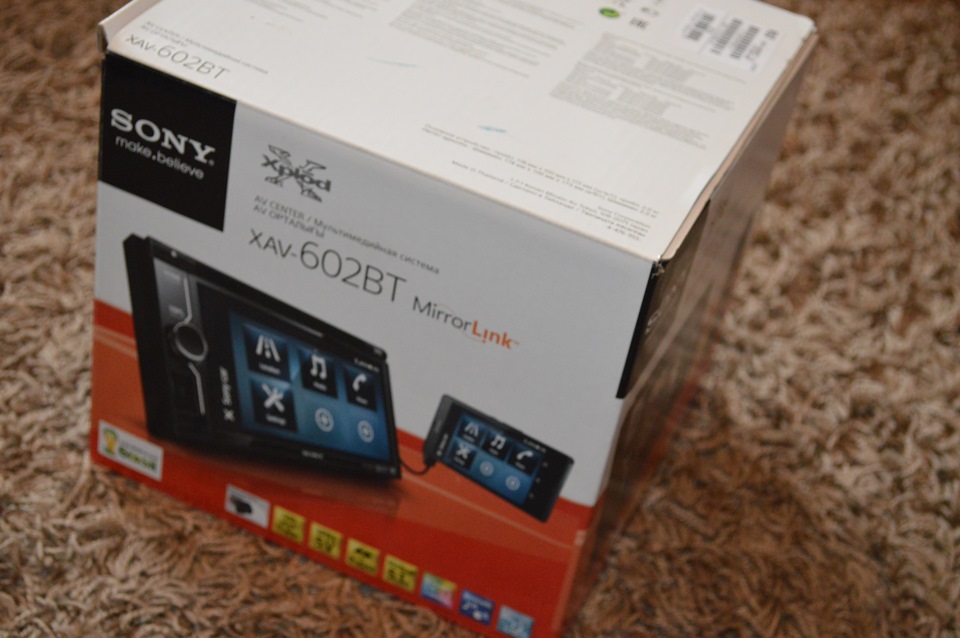 замена ГУ на SONY XAV-602BT — Lada Приора хэтчбек, 1,6 л, 2008 года ...