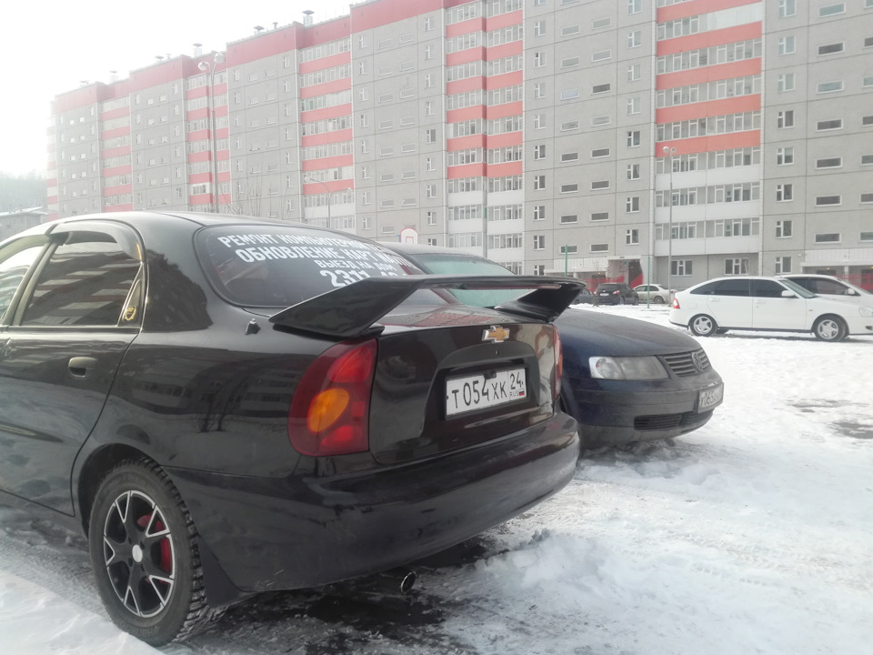 спойлер для chevrolet lanos, 2008