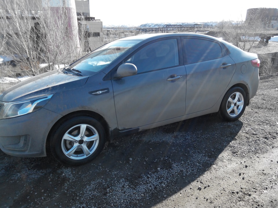 Диски Replica Replay Ki116 на R15 — KIA Rio (3G), 1,4 л, 2013 года ...