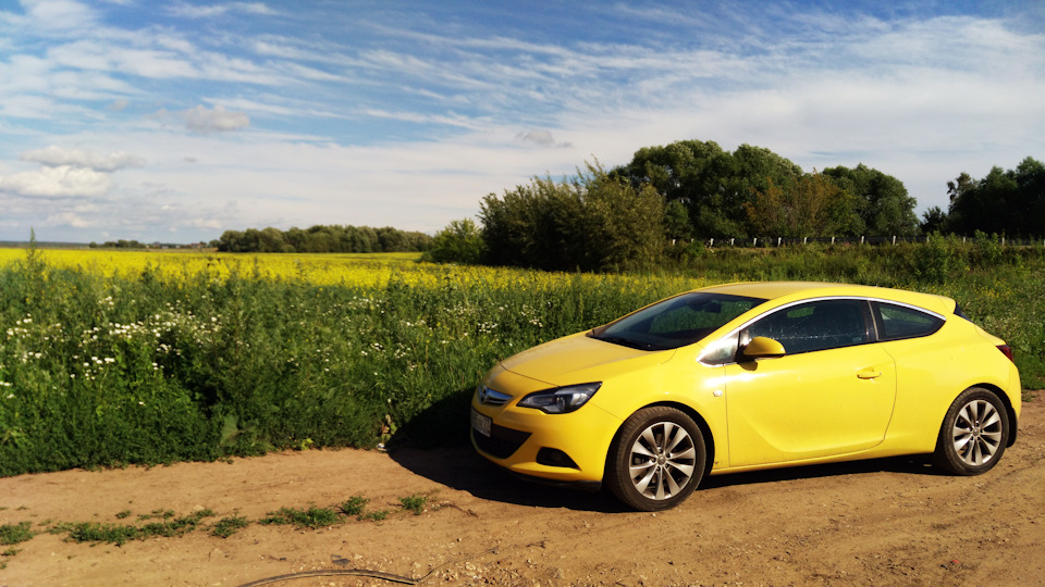 Opel Astra j GTC габариты