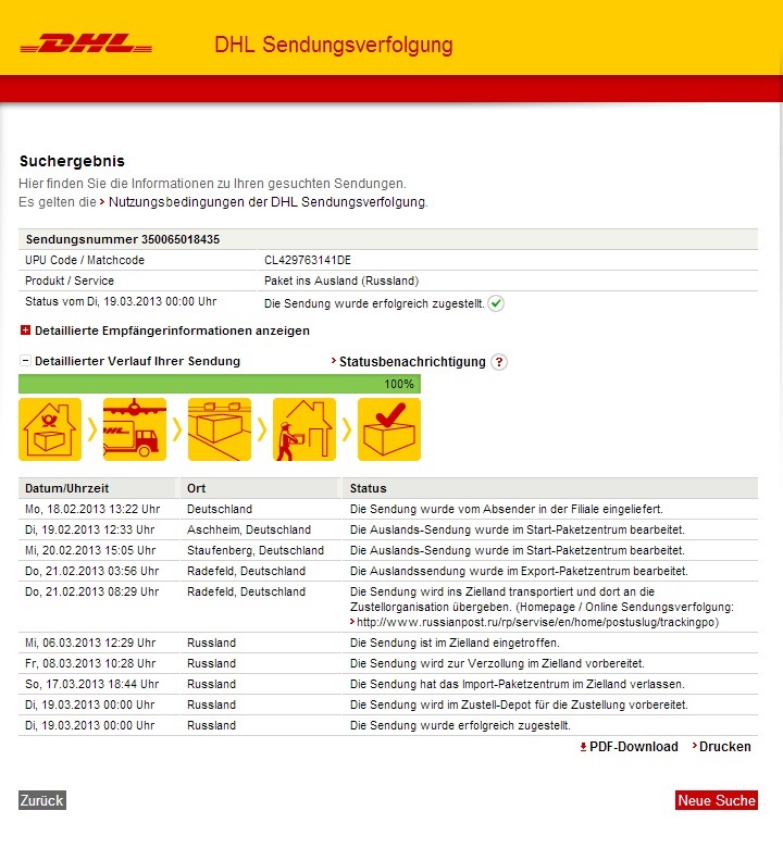 Dhl deutschland