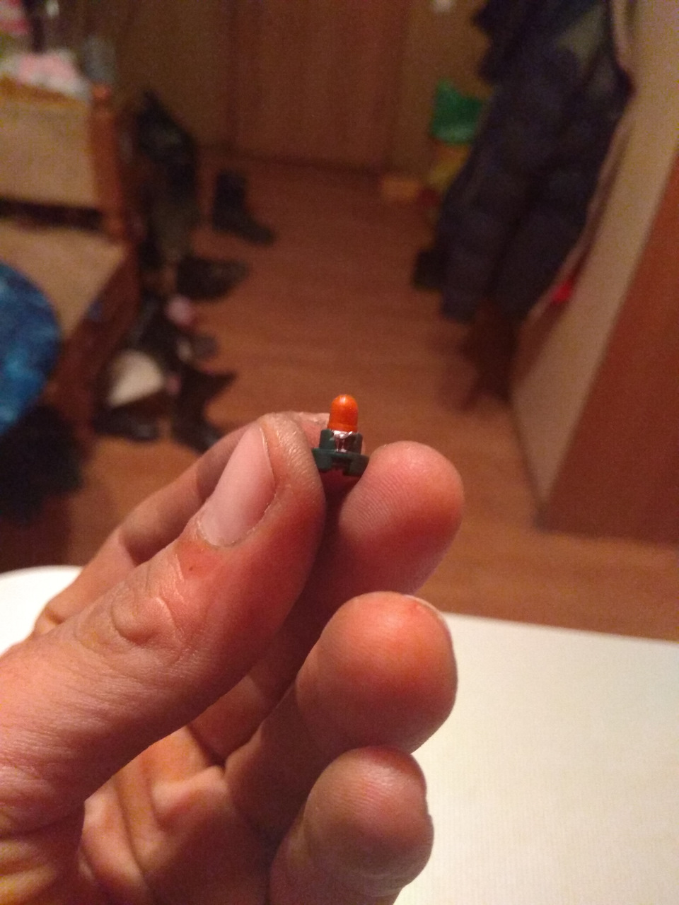 Замена лампы подсветки корректора фар. — Mitsubishi Lancer X, 1,5 л ...