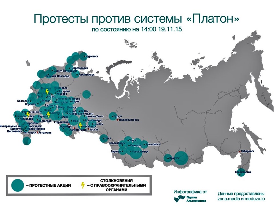 Карта федеральных дорог россии в системе платон