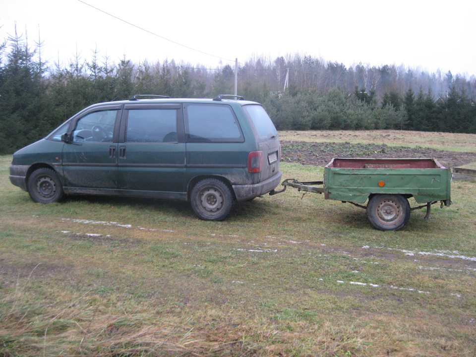 Купил прицеп зубрёнок 81144 за 100$ — FIAT Ulysse I, 2,1 л, 1998 года ...