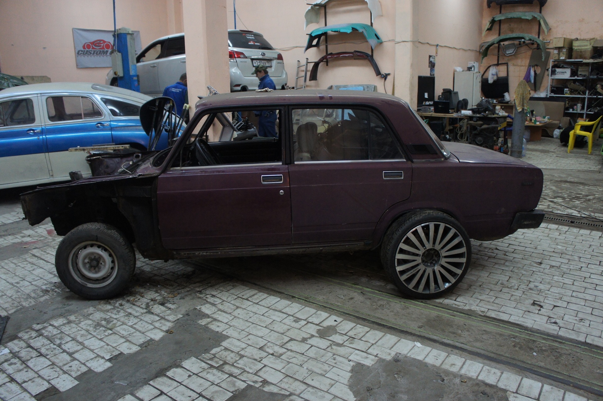 Правельный Фитмент или R19 на ВАЗ. — Lada 21053, 1,5 л, 2003 года |  колёсные диски | DRIVE2