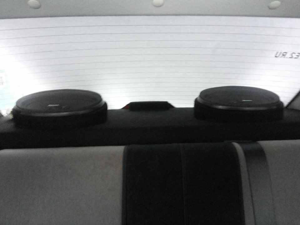 Акустическая полочка — Lada Гранта (1G), 1,6 л, 2012 года | автозвук ...