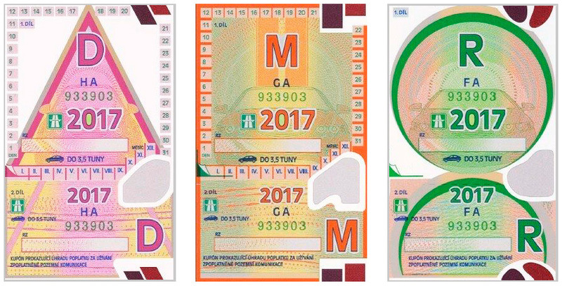 Тарифы и сроки действия виньетки