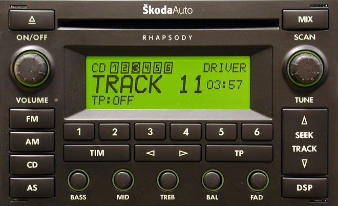 Штатная магнитола. — Skoda Superb Mk1, 1,8 л, 2005 года | электроника ...