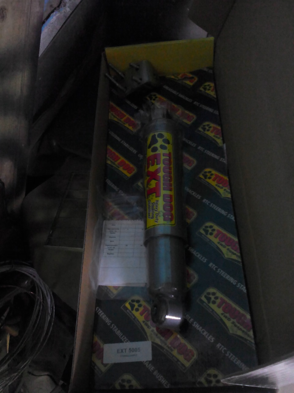 Демпфер Tough Tog, протяжка шкворней — УАЗ Patriot, 2,7 л, 2015 года ...