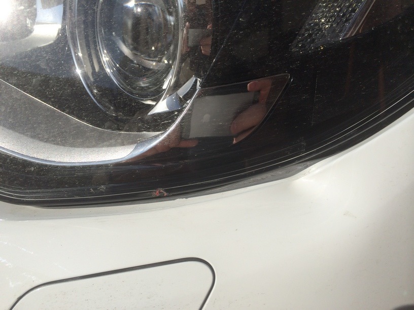 Притерли на парковке — Opel Insignia Country Tourer (1G), 2 л, 2014 ...