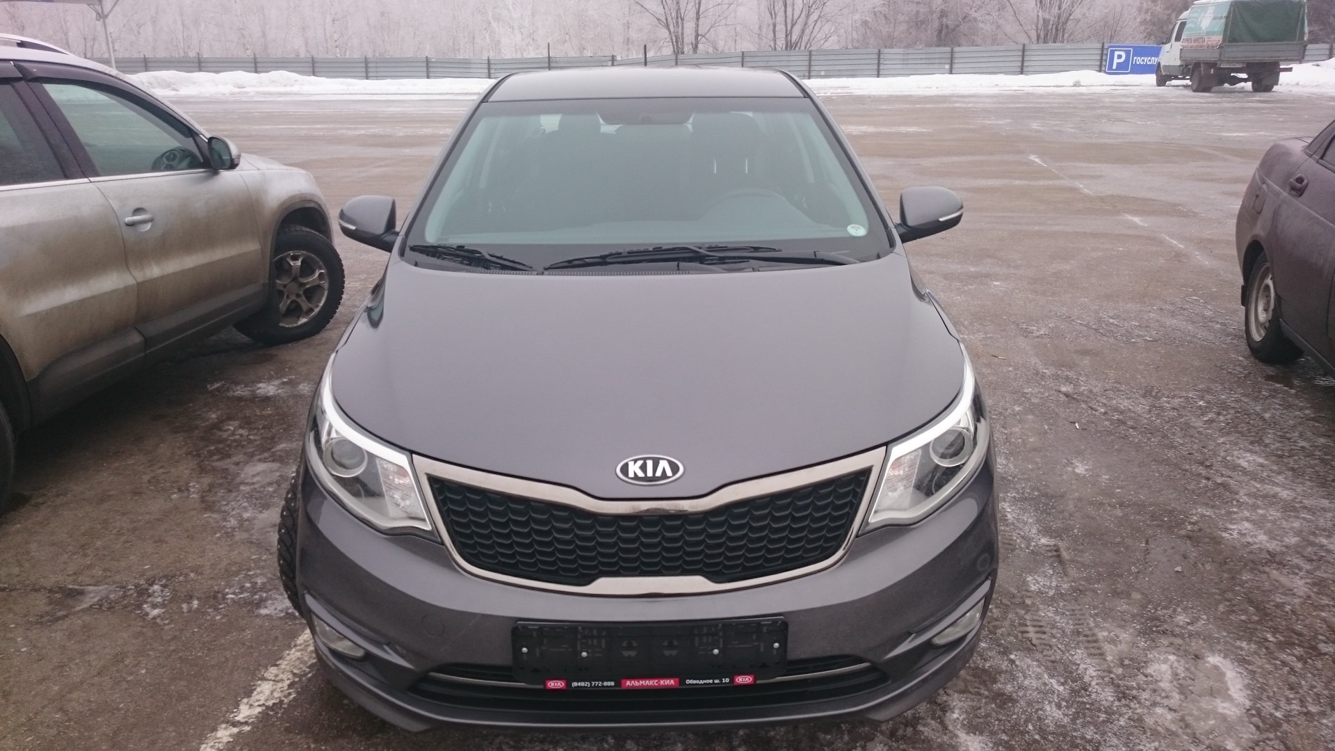 KIA Rio (3G) 1.6 бензиновый 2015 | Серая акула на DRIVE2