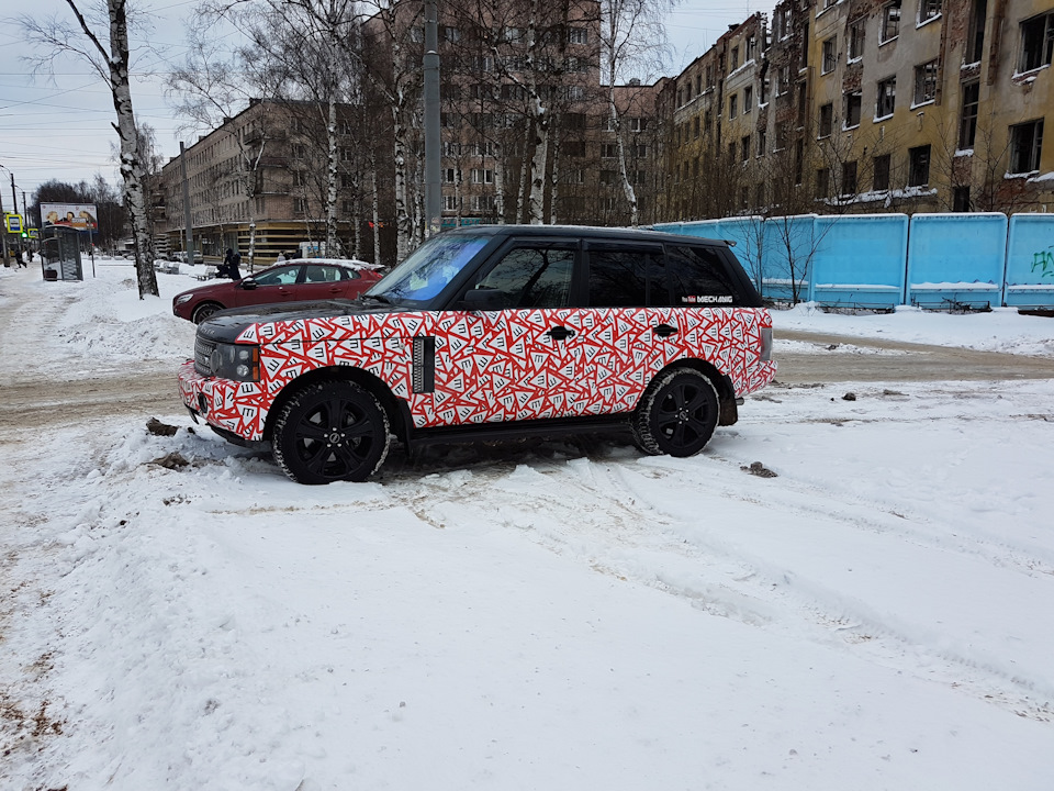 Как правильно наклеить знак Ш — Land Rover Range Rover (3G), 4,2 л ...