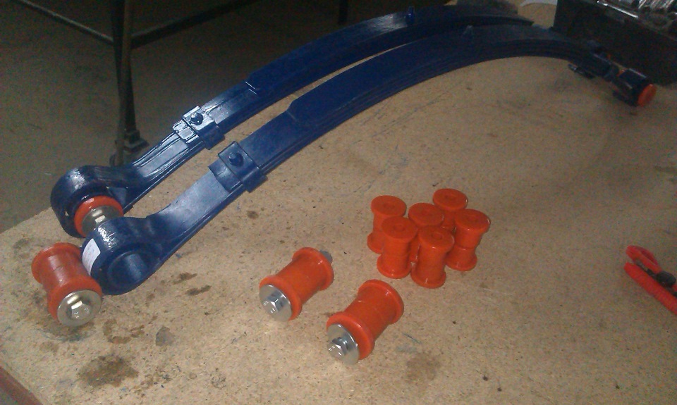 рессоры и сайлентблоки полиуретан приехали… — Suzuki Samurai, 1,3 л ...