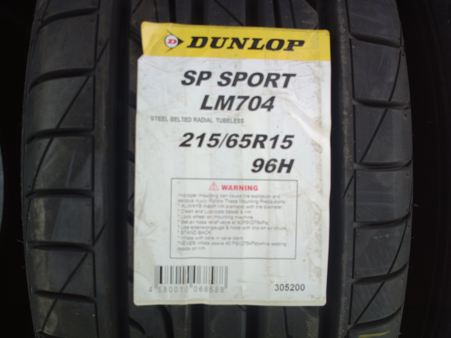 Dunlop sp sport lm704