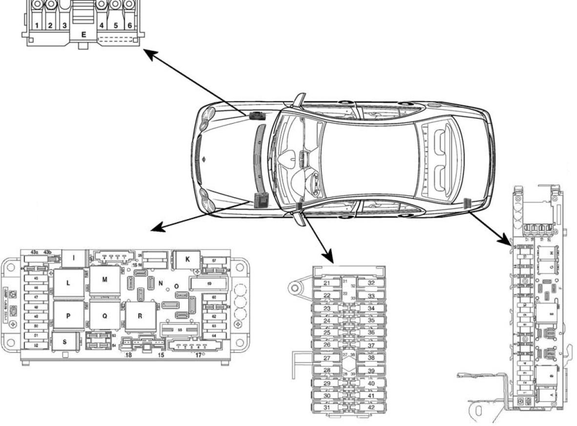 Схема предохранителей мерседес w203