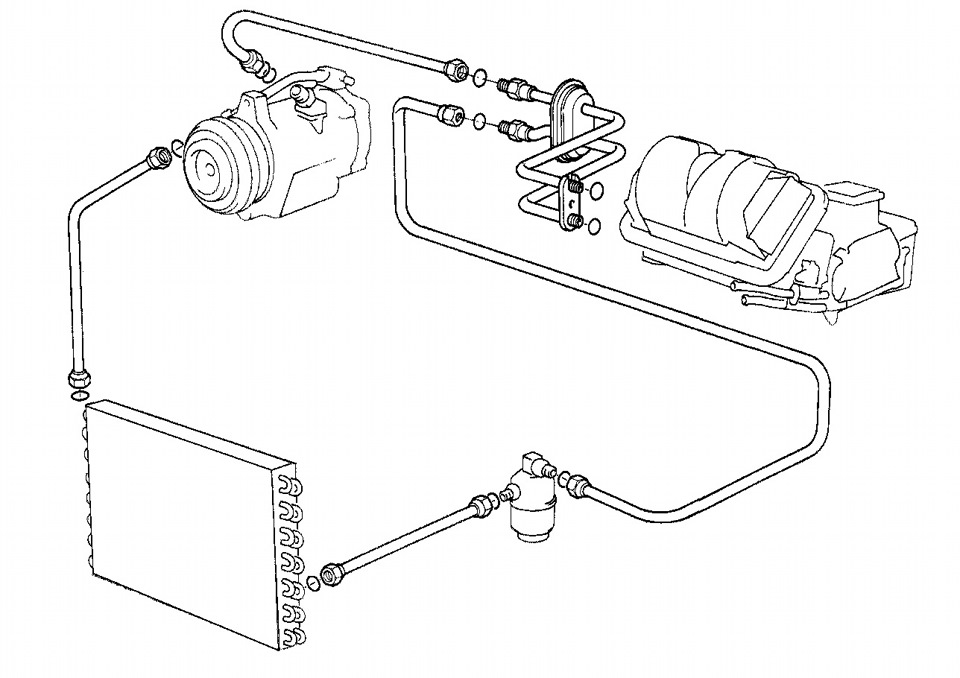 Бмв е34 ремень кондиционера