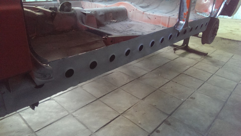 Запись шестнадцатая, "установка усилителя левого порога" — Lada 2103, 1 ...