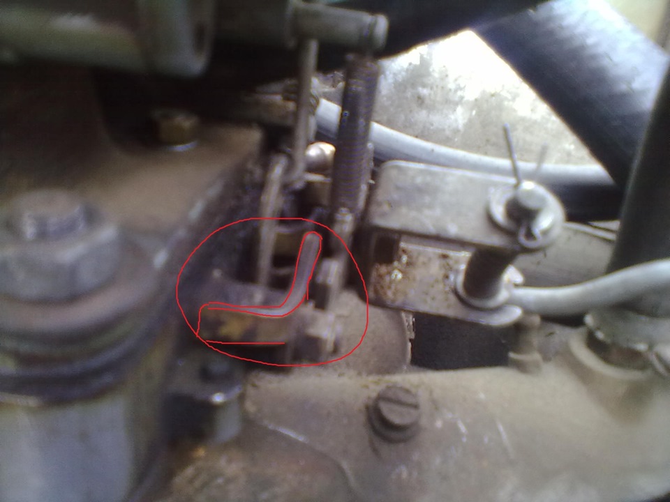 Стандартные тяги на педаль газа ( полное фуфло) — Москвич 2140, 1,5 л ...