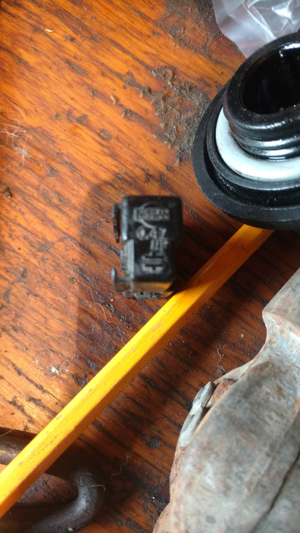 Конденсатор — Nissan Primera (P12), 1,8 л, 2004 года | запчасти | DRIVE2