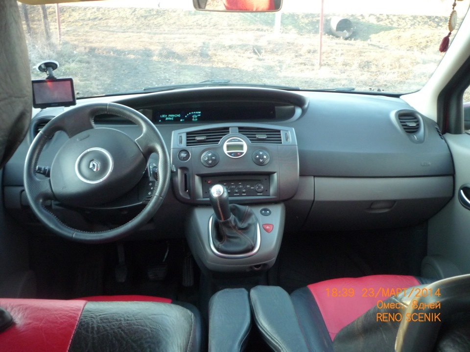 Чехлы на рено сценик 2 видео фото — Renault Scenic II, 1,6 л, 2007 года ...