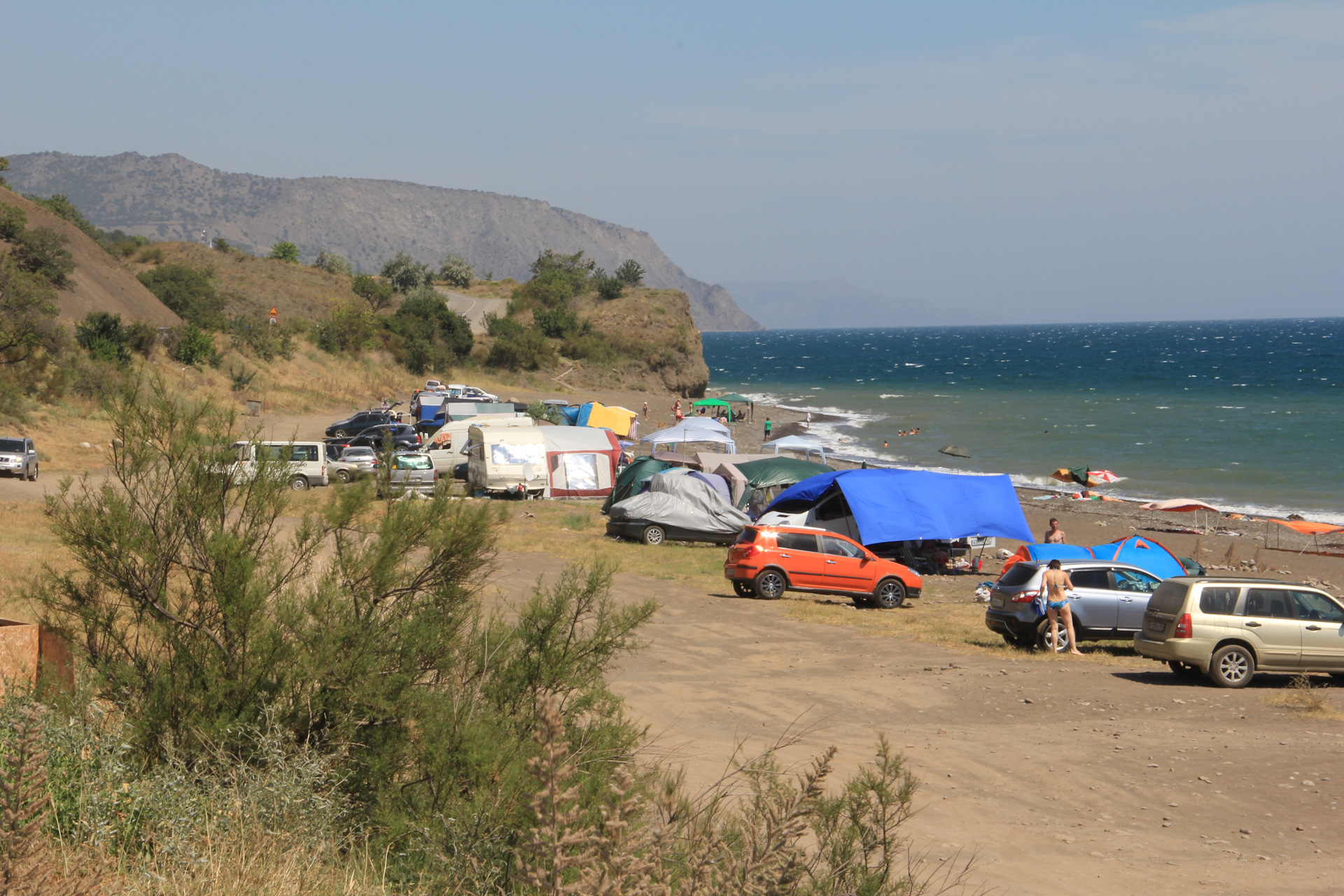 С палаткой на черное море