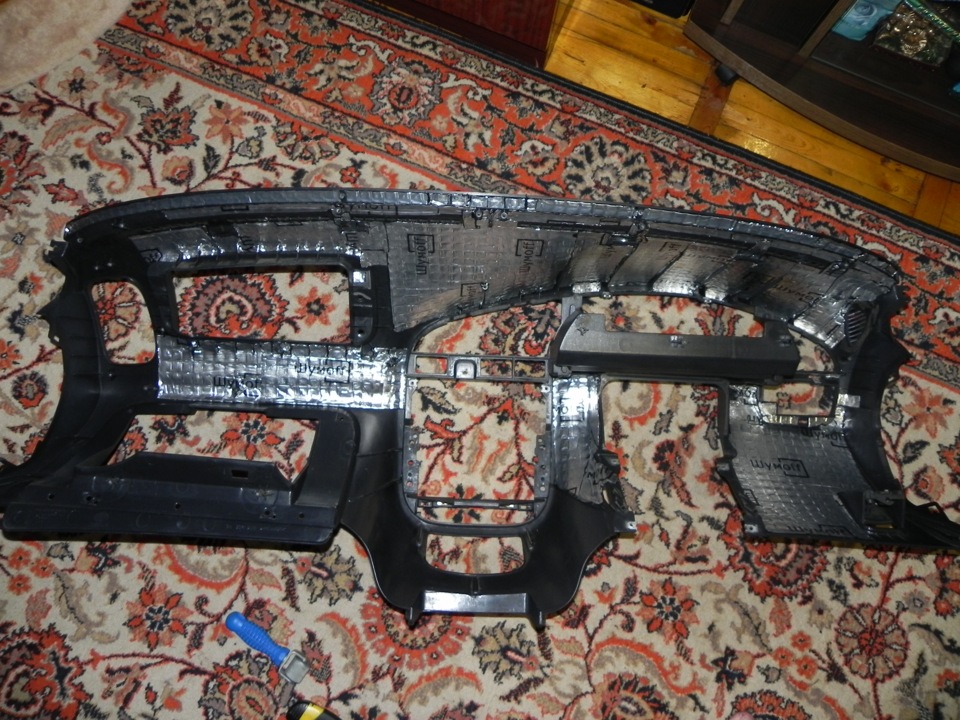 Виброизоляция торпедо Ланос с airbag. Отчет по материалу. — Daewoo ...