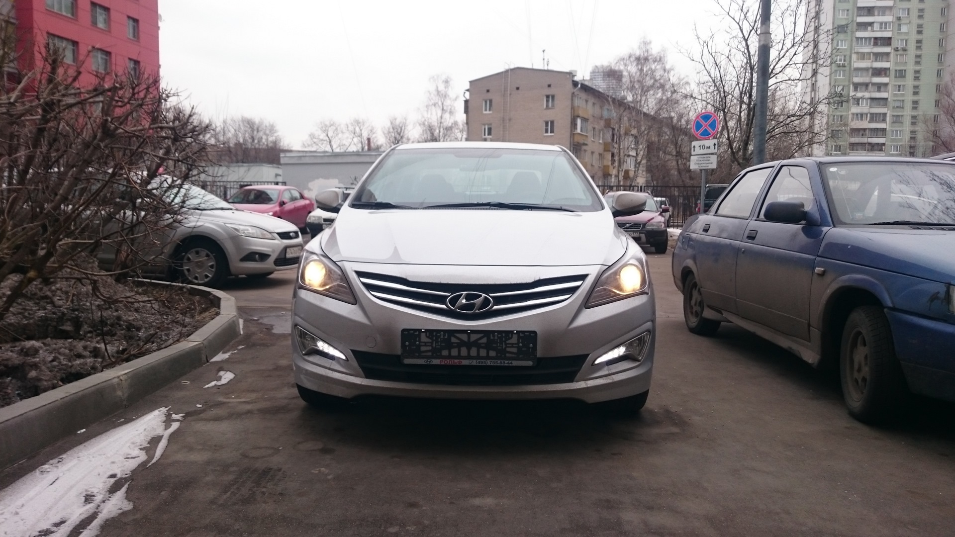 Hyundai Solaris 1.6 бензиновый 2015 | 1.6 - 6AT Elegance на DRIVE2