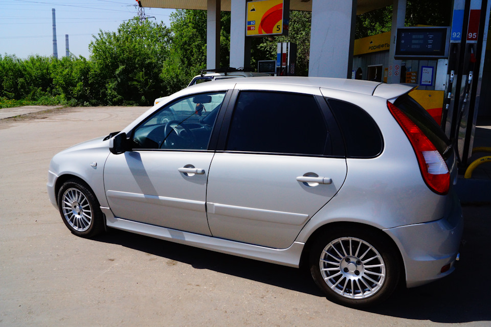 Продал колеса (КиК +пирелли p6 r15) — Lada Калина Спорт (1G), 1,6 л ...