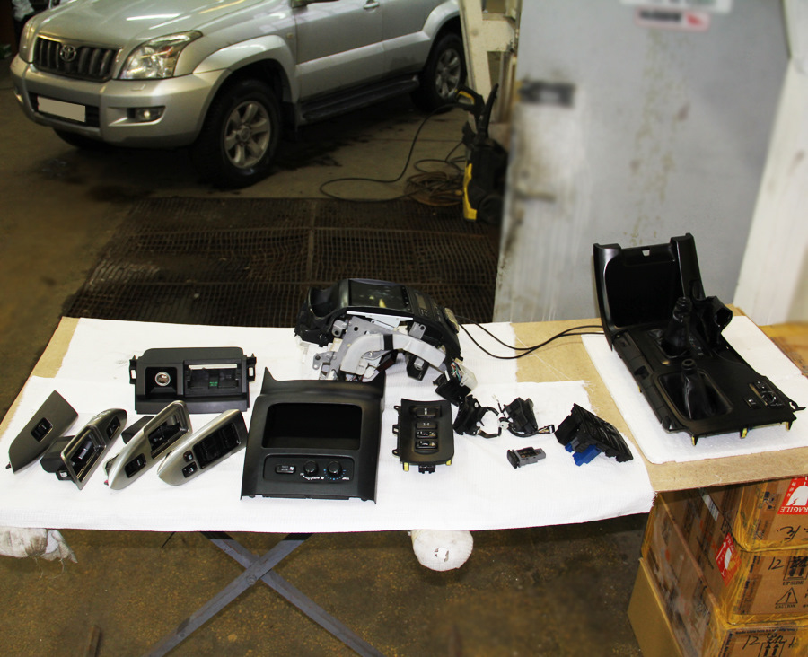 Полная пересветка штатной подсветки Toyota Prado 120 — PradoTuning на ...