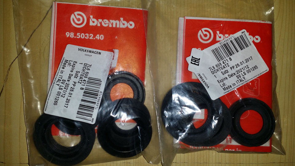 Ремкомплекты Brembo 7L6 698 471B — ГАЗ 2410. Запчасти на фото: 7L6698471B, MSX10