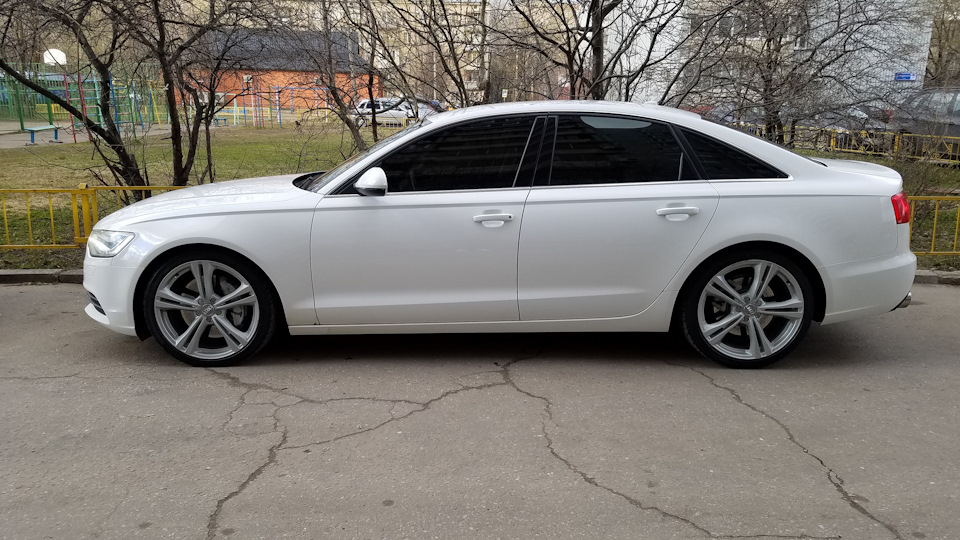 Занижение audi a6 c6